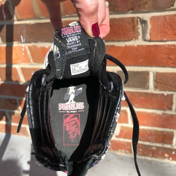 Vans SK8 Hi Zip Peanuts Glow Mummies kids 11 - Picture 8 of 8